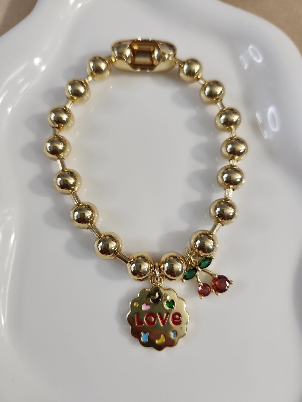 Ball Chaim Charm Bracelet